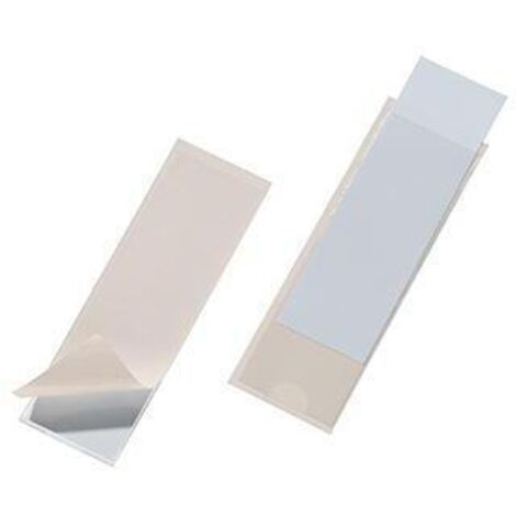 DURABLE Selbstklebetasche POCKETFIX 807419 40x125mm 10 St./Pack. (1/2)