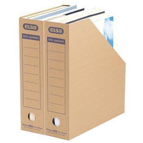 ELBA Stehsammler tric 100421086 78x287x310mm Wellpappe naturbraun (1/2)