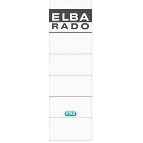 ELBA Ordneretikett 100551826 breit/kurz sk weiß 10 St./Pack. (1/5)