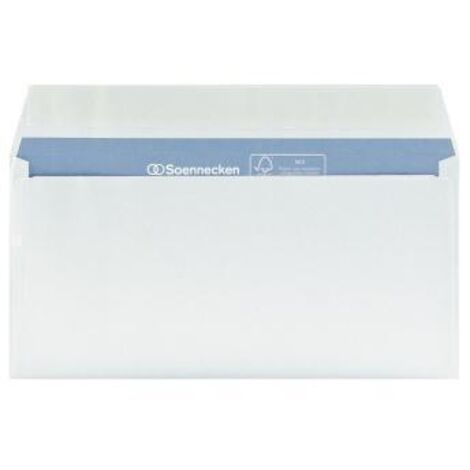 Soennecken Briefhülle Premium 1314 DIN lang oF hk weiß 200 St./Pack. (1/2)