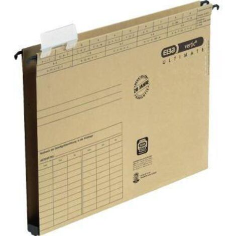 ELBA Hängesammler vertic Ultimate 100552068 DIN A4 20mm Karton braun (1/2)