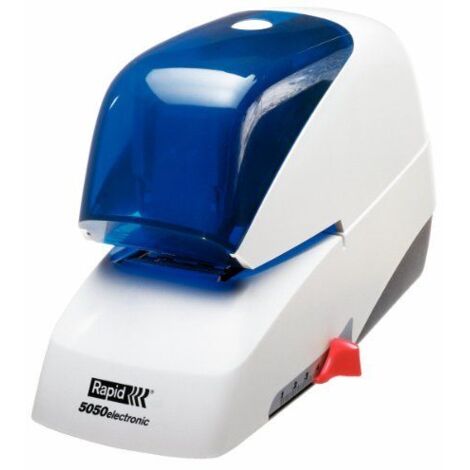 Rapid Elektroheftgerät 5050e 20993210 Kunststoff weiß/blau (1/4)