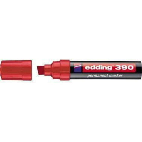 edding Permanentmarker 390 4-390002 4-12mm Keilspitze nachfüllbar rt
