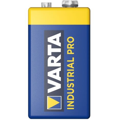 Varta – Lot de 20 piles alcalines 9V-E bloc – Tension 9V – Type 6LR61 – Pour appareils professionnels et électroniques (1/10)