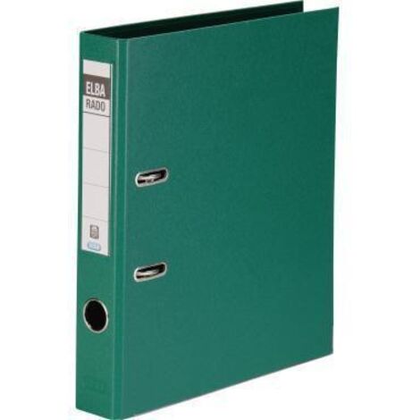 ELBA Ordner ELBAradoplast 100022621 DIN A4 50mm PVC grün (1/2)