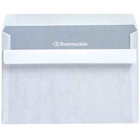 Soennecken Briefhülle 2905 C6 75g oF sk hf weiß 1.000 St./Pack. (1/2)