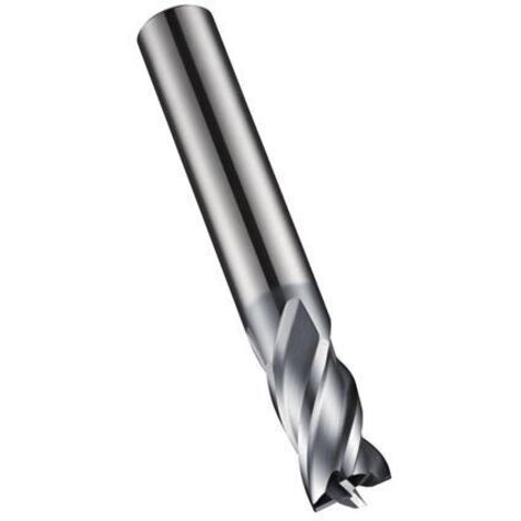 Fraise à arbre S804HA DIN 6527K D.8mm Longueur totale 58mm Longueur de coupe 12mm HM AlCrN (1/5)
