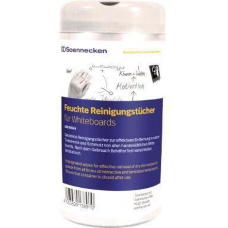 Soennecken Reinigungstuch 4829 f. Whiteboard 100 St./Pack. (1/2)