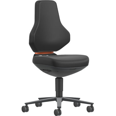 Fauteuil d'atelier Alu.anth.Skintec noir 450-620mm BIMOS (1/5)