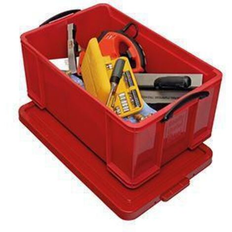 Really Useful Box Boîte de rangement 64R 44x31x71cm 64l rouge (1/2)
