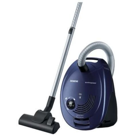 Siemens – Aspirateur avec sac 600W – VS06A111 – Tube télescopique – Rayon d'action 9m – Sac 4L pour nettoyage efficace (1/3)