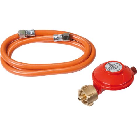 ROTHENBERGER Industrial Kit 1,5 m Tuyau de Gaz & Détendeur Propane 50 mbar 2X G ¼ Certifié EN 16436-1 - 1500005307 (1/5)