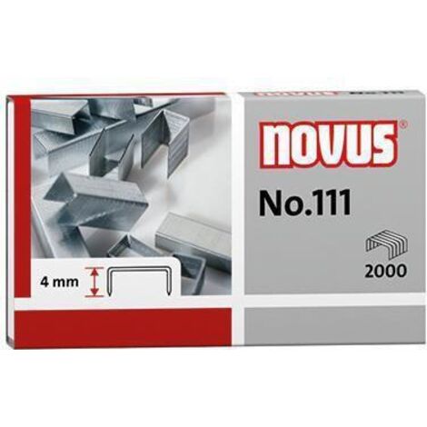 NOVUS Heftklammer No. 111 042-0036 verzinkt 2.000 St./Pack. (1/2)