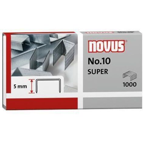 NOVUS Heftklammer No.10 040-0003 verzinkt 1.000 St./Pack. (1/2)