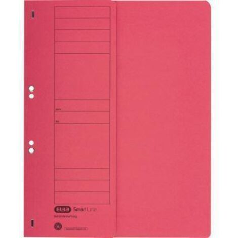 Farde à oeillets ELBA 100560006 DIN A4 recto/verso agrafage officiel rouge (1/2)