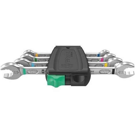 Wera – Clé plate double Joker 6-12mm pour espaces de construction étroits – 4 pièces – 5020314001 - W05020314001