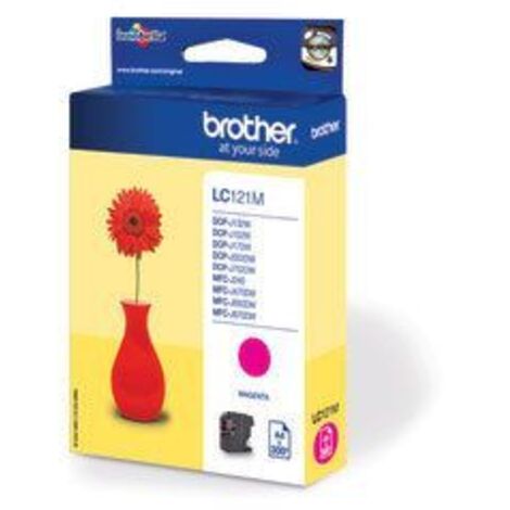 Brother LC-121M cartouche d'encre 1 pièce(s) Original Magenta (1/5)