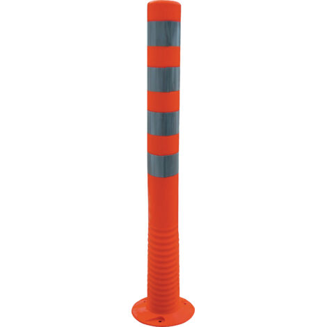 Poteau signalisation 1000mm, Ø 80mm, orange