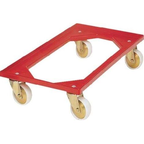 Chariot pour caisses capacité de charge 250 kg, pneus en polymère - 10002 R