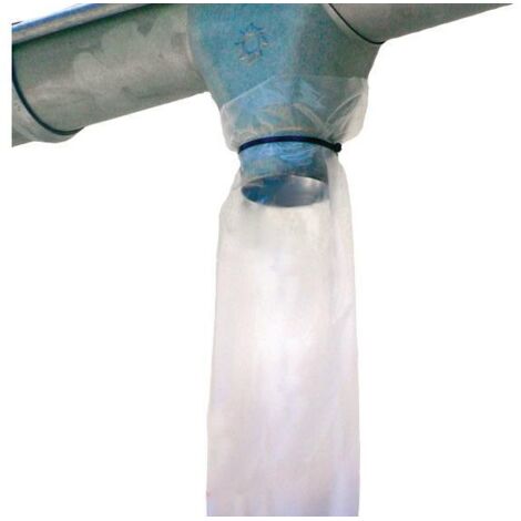Tuyau de descente provisoire LDPE 100µm 200mm L.100m – Utilisation sans fixation – 258710010020I