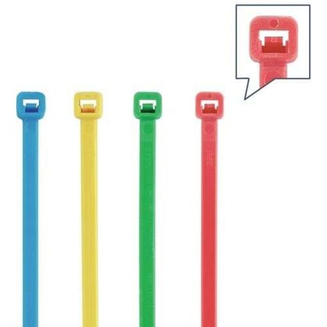 Set de colliers de serrage 400 pcs. multicolore - NW-SET 3 (1/2)