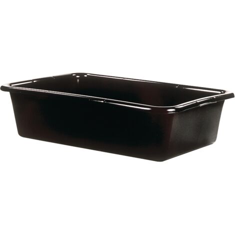 FP – Bac en polyéthylène recyclé 40 l – Anti-choc et incassable – Dimensions 730 x 470 x 190 mm – Pour collecte linge et jardinage