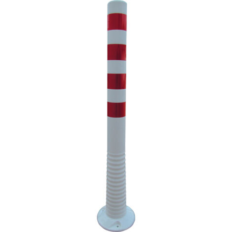 Poteau signalisation 1000mm, Ø 80mm, blanc