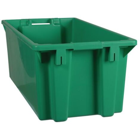 Bac gerbable et emboîtable PP vert L800xl400xH300mm - K400/80 28480017