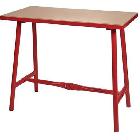 Etabli de montage bois aggloméré L1005xP505xH845mm 32mm (1/2)