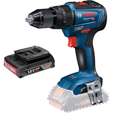Perceuse-visseuse à percussion sans fil GSB 18V-55 Bosch / 1x batterie 2,0 Ah