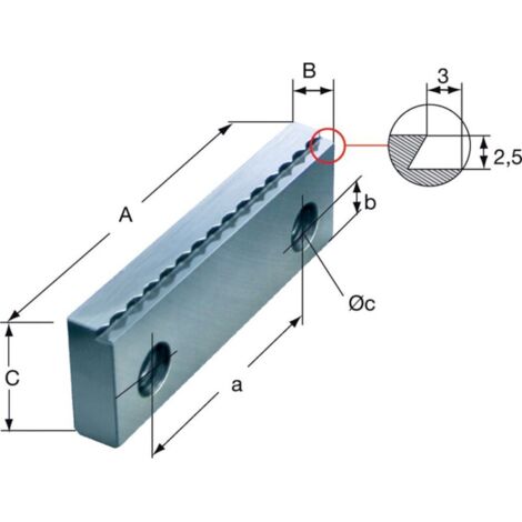 Machoires 125mm o. Rohm (1/2)