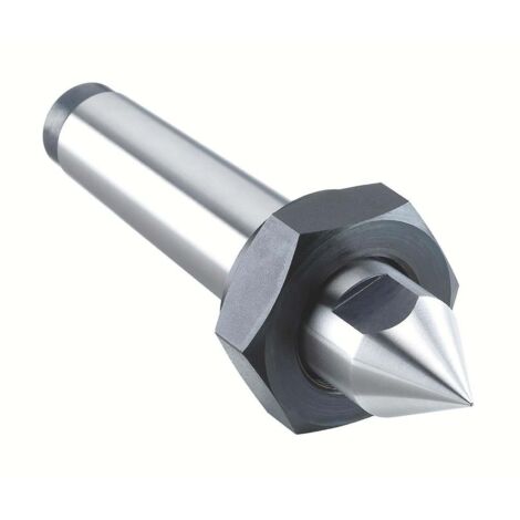 Röhm Pointes de centrage fixes, MK 6, similaire à DIN 807, pointe pleine avec écrou de chasse - 005426
