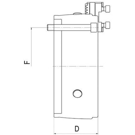 Röhm DURO-T 400, KK 11, ISO 702-3, goujon et écrou à embase, mors de base et mors rapportés - 437563 (1/5)