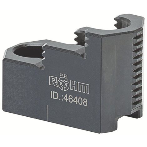 Röhm Mâchoires réversibles taille 160, jeu de 2 mâchoires, denture pointue 90° - 045796 (1/2)