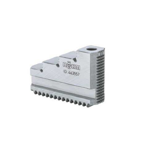 Röhm Mâchoires réversibles monobloc, taille 315, jeu de 3 mâchoires, trempées, denture droite - 463558 (1/5)