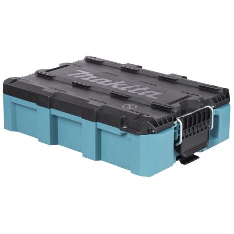 Makita – Coffret de rangement pour outils 18L – Compartiment profond et plateau avec compartiments variables – Pour chantiers humides – P91039