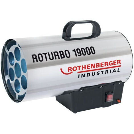 Rothenberger – Générateur d'air chaud mobile à gaz – Puissance 18,5 kW – Volume jusqu'à 185 m3 – Système d'allumage automatique piezo (1/5)