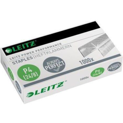 Leitz Heftklammer 55710000 24/8 verzinkt 1000St./Pack. (1/2)