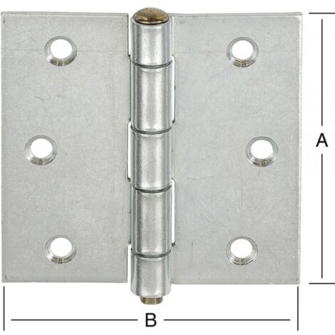 VORMANN Charnière hauteur 100 mm largeur 100 mm 12 pièces ( 3000272158 ) (1/2)