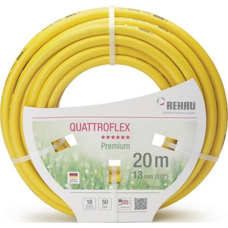 REHAU Tuyau d'arrosage Quattroflex DI 25mm DE 31mm 10997781600 (1/2)