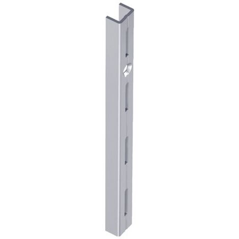 ELEMENT SYSTEM Rail mural L.1.000 mm blanc aluminium acier perforation simple rangée - 10000-00023