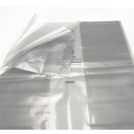 Seitenfaltenhaube Maße 1250+850x2000mm Stärke 100µ grau TRANSPAK (1/2)