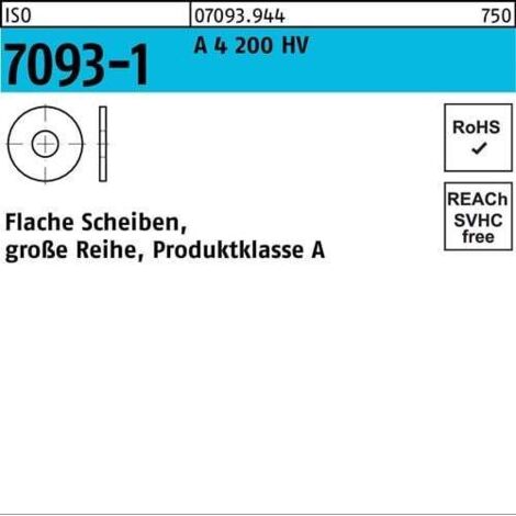 Rondelle ISO 7093-1 12 A 4 200 HV 100 pièces (1/2)