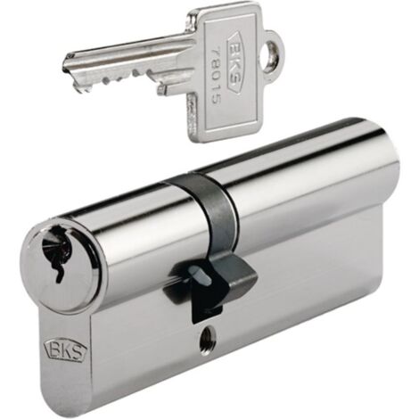 BKS Cylindre double profilé PZ 8812 80/80mm NG côté intérieur clé côté extérieur clé 3 clés différentes - B 8812 0089