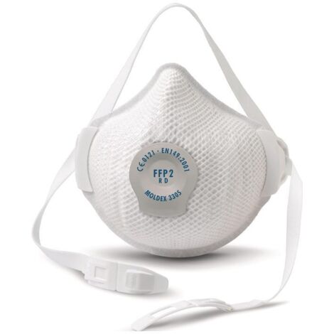 Moldex Masque de protection respiratoire AIR Plus 330501 FFP2 / V R D avec valve expiratoire - 330501