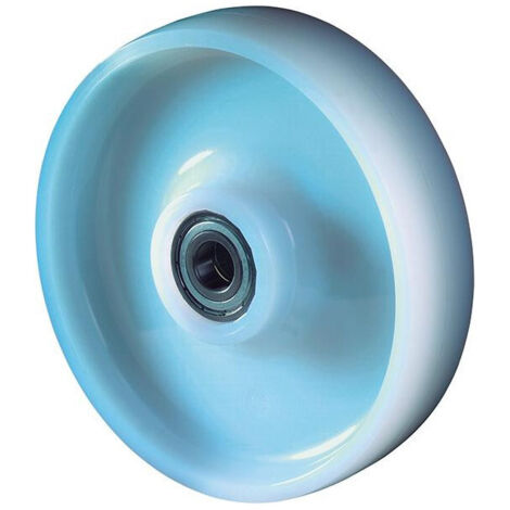 BS Rollen Roue de rechange plastique blanc roulement à billes Ø 125 mm 700 kg - B15.129 (1/3)