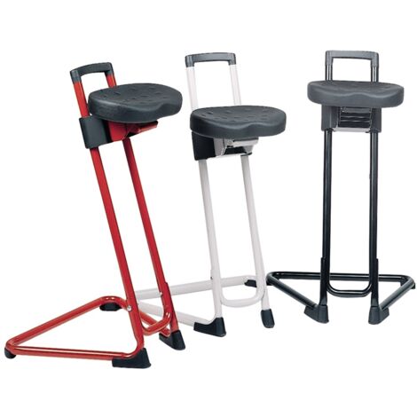 Lotz Siège-debout mousse intégrale piètement gris clair hauteur d'assise 600 - 850 mm - 3600.11 81SL00 (1/3)