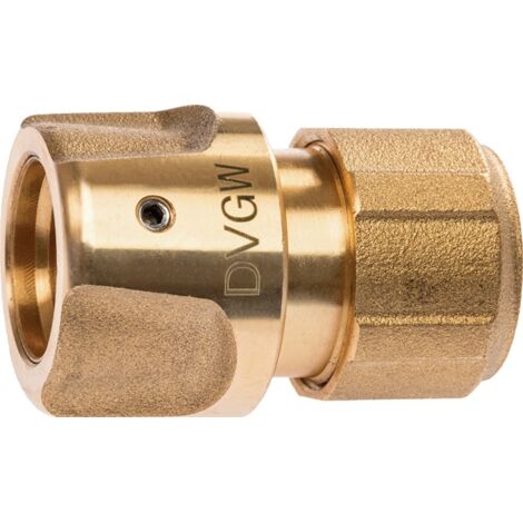 Raccord pour tuyau plus KTW laiton taille du tuyau 19 mm (1/5)