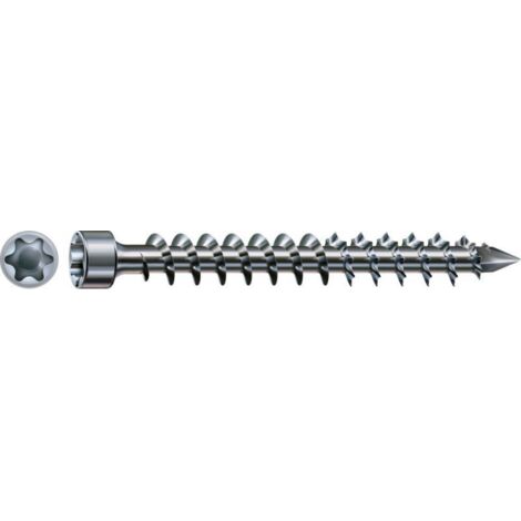 Vis à bois spax acier zingué blanc 8 mm 200 mm (1/10)