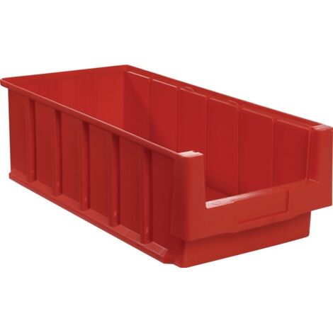 Boîte pour étagère VKB L500xl230xH150mm rouge polypropylène (1/2)